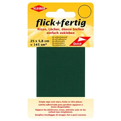Immagine di Kleiber Flick + Fertig Nastro per riparazioni in nylon autoadesivo, 25 x 5,8 =145 cm², verde