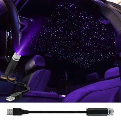 Immagine di Weinsamkeit Luci a LED per Interni Auto Luce Tetto USB Atmosfera da Light Proiettore Stella Portable Lampada Notturna Casa Partito Barra