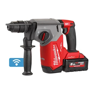 Immagine di M18 ONEFHX 552X Martello combinato 2,5J 4933478504 con batteria ad alta uscita da 2 x 5,5 Ah, caricatore in scatola HD
