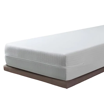 Immagine di Savel Coprimaterasso elastico e traspirante Singolo 90 x 190/200 Protettore/Coprimaterasso regolabile con cerniera. Tessuto resistente in cotone. Altezza del materasso fino a 30cm