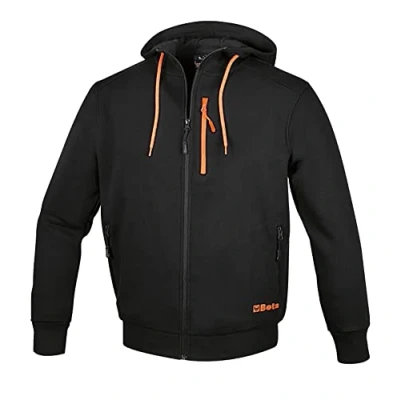 Immagine di BETA 7665N XL Felpa zip lunga, con cappuccio