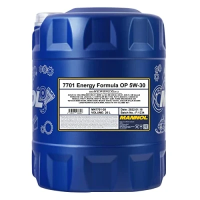 Immagine di Mannol O.e.m. 7701 5W 30 20l Olio motore MN7701 20 BMW: 1 Hatchback, 3 Sedan, Touring, VOLKSWAGEN: Golf 7, 4, Polo IV Hatchback