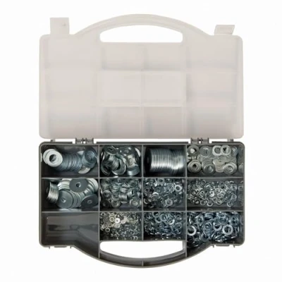 Immagine di Fixman 477005 Confezione 1000 Pezzi di Rondelle, Argento, Set