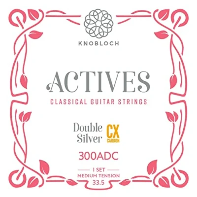 Immagine di KNOBLOCH Strings corde per chitarra spagnola, Actives 300ADC CX Carbon Tensione media 33.5 Bassi robusti Set di flamenco e classico Made in Italy