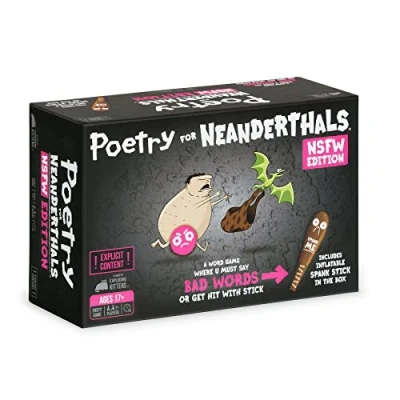 Immagine di Exploding Kittens Poetry for Neanderthals NSFW Edition Card Games Adults &amp; Teens Fun Party Games, Multicolore