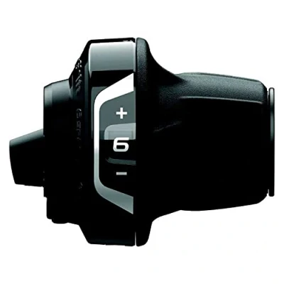 Immagine di SHIMANO Slrv4006r, SL RV400 Revo Shifter, Mano Destra, 6 velocità, con Display a Ingranaggi ottici Unisex, Nero, Marce