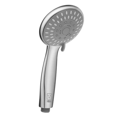 Immagine di H&amp;S Soffione Doccia Alta Pressione Doccino per Universale con 5 Modalità Doccetta Cromata Resistente ed Elegante Installazione Facile
