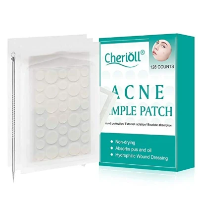 Immagine di Cerotti Brufoli, Patch Per L&#039;acne, Pimple Patch, Brufoli Invisibili Idrocolloide, 2 In 1 Giorno E Notte Impermeabili Traspiranti I, 128 Count