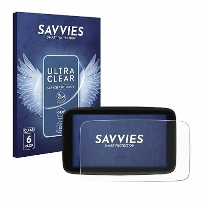 Immagine di savvies (6 Pezzi Pellicola Protettiva per TomTom GO Discover 7&quot; Protezione Schermo Trasparente