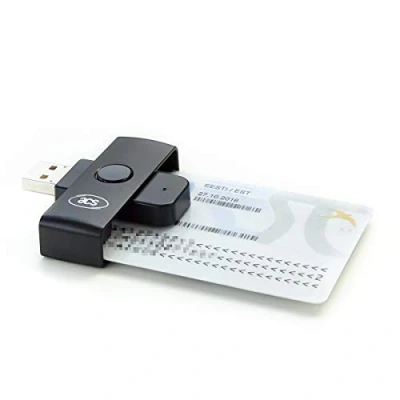 Immagine di ACS ACR38U N1 PocketMate USB Lettore e Scrittore di Smart Card Reader per CNS CRS Firma Digitale Piccolo Compatto Nero