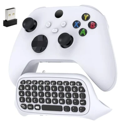 Immagine di tastiera per Xbox Series X/S/Xbox One/One X/S, controller Elite One/2, wireless Bluetooth con ricevitore USB, altoparlante integrato e jack audio da 3,5 mm (controller non incluso)