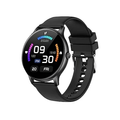 Immagine di Trevi T FIT 230 CALL Orologio Smart con Funzione Chiamata Bluetooth, Controllo Allenamento Fisico e Stato Benessere, Monitoraggio del Sonno, Grande Display Full Touch, Nero