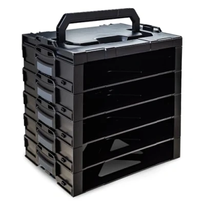 Immagine di Sortimo i BOXX Rack 6100000339 Cassetta porta utensili senza contenuto ABS Nero