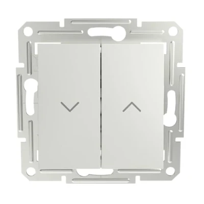 Immagine di Schneider Electric Asfora EPH1370521D Interruttore per tapparelle, 10 a 250 V, LED, incasso, colore: Bianco
