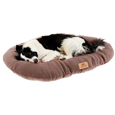 Immagine di Ferplast Cuscino Cane e Gatto RELAX MICROFLEECE, Cuccia in Caldo Soffice Micropile per Taglia Grande, Lettino Cani Lavabile, 85 x 55 12 cm. Grigio Tortora