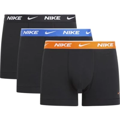 Immagine di Nike Trunk 3PK Intimo, Blk SATY Ornge/Game ROYL/Blk WB, S Uomo