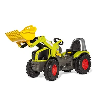 Immagine di Rolly Toys Kinderfahrzeuge RollyToys 651092 Trattore a pedana RollyX Trac Premium Claas Axion 950 (per bambini dai 3 ai 10 anni, pneumatici silenziosi), Colore verde,