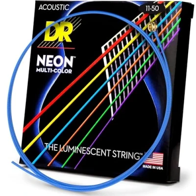 Immagine di DR String MCA 11 Multi Color Set di corde per chitarra acustica