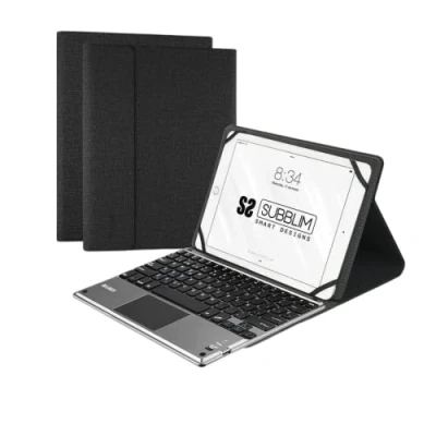 Immagine di Subblim Funda con Teclado Keytab Pro Bluetooth Touchpad para Tablets de 10.1&quot;/ Negra