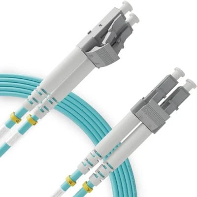 Immagine di Beyondtech Cavo Fibra Ottica LC a OM3 Multimodale Duplex (40 Metri 1 Pezzi) di Fibre Ottiche UPC/UPC 50/125 (LSZH)