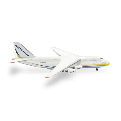 Immagine di herpa modello di aereo Antonov Airlines AN 124 Be brave like Okhtyrka in scala 1:500 aereo, pezzo da collezione, miniatura deco, statuetta senza supporto metallo