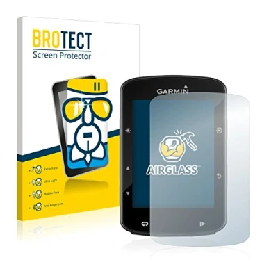 Immagine di brotect Pellicola Protettiva Vetro per Garmin Edge 520 Plus Protezione Schermo [Durezza Estrema 9H, Chiaro]