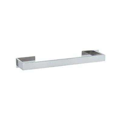 Immagine di WENKO Turbo Loc UNO Genova Shine Portasciugamani da bagno in acciaio inox, 40 cm, per asciugamani o asciugamani, senza foratura, 41 x 4.4 7.6 lucido