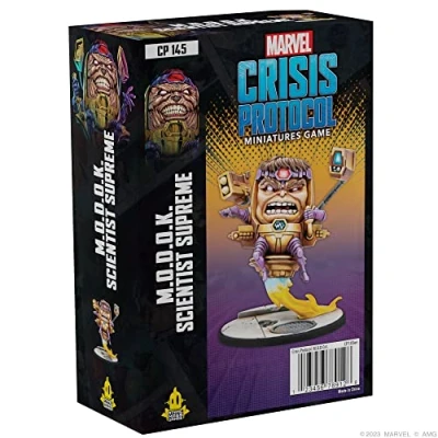 Immagine di Atomic Mass Games Marvel Crisis Protocol M.O.D.O.K. Scientist Supreme Character Pack,Gioco di battaglia in miniature,Gioco strategia per adulti,Età 14+,Tempo gioco medio 90 minuti,Realizzato