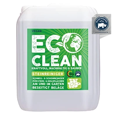Immagine di Eco Clean® Detergente per pavimenti in pietra 5 litri, detersivo altamente efficace esterni rimuove alghe e muschio senza strofinare