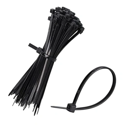 Immagine di mumbi Fascette stringicavo nero 150 mm x 2,5 resistente ai raggi UV, protezione antincendio UL 94 V2, set professionale da 100 pezzi