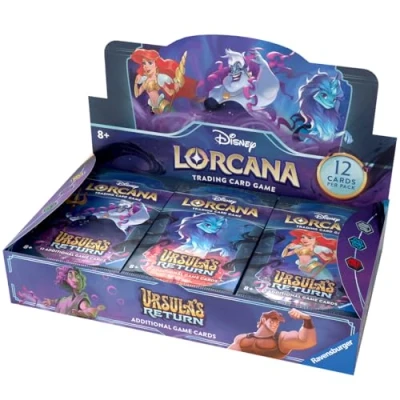 Immagine di Ravensburger Ursula&#039;s Return Booster Pack Disney Lorcana Trading Card Game: Set 4 Espositore con 24 Buste di espansione, 11098342