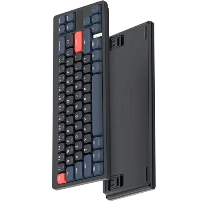 Immagine di MAGIC REFINER RKL680 Ultra Sottile Tastiera Meccanica Wireless, 2.4Ghz/Bluetooth, Apex Pro Mini 60% Gaming, 68 Tasti Interruttore Tattile a Basso Profilo, per PC/Win/MAC/Tablet, QWERTY US