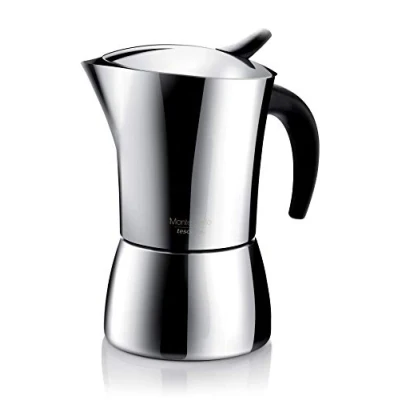 Immagine di Tescoma 647104 Monte Carlo Caffettiera, 4 Tazze, Acciaio Inossidabile