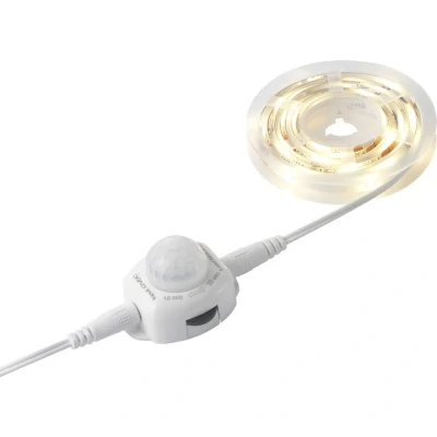 Immagine di Conrad 2376398 Kit completo striscia LED con sensore di movimento spina 230 V 1.2 m Bianco caldo 1 pz.