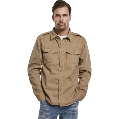 Immagine di Brandit Vintage Camicia Camel, Uomo, Taglia: 4XL, Camel