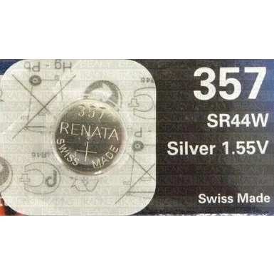 Immagine di Renata 357 SR44W SB B9 Batteria per orologio in ossido di argento, confezione blister da 1,55 V