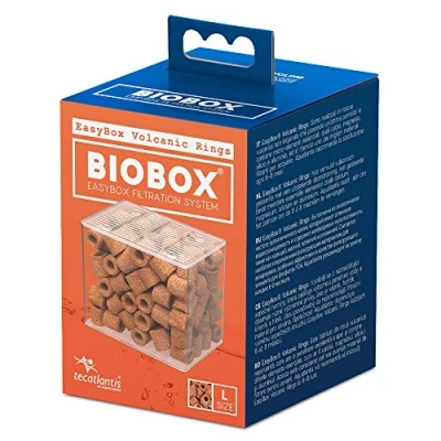 Immagine di Tecatlantis Cartuccia di Media filtrante degli Anelli vulcanici Easybox per i filtri Biobox 2 e 3, L
