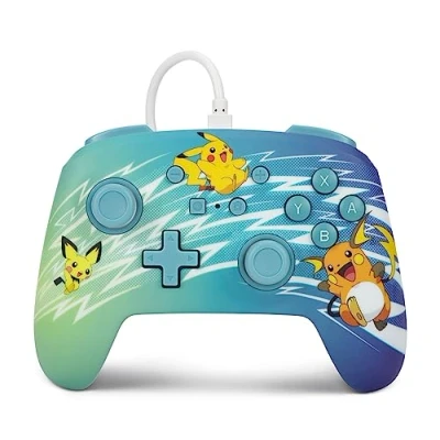 Immagine di Controller cablato avanzato PowerA per Nintendo Switch Evoluzione di Pikachu