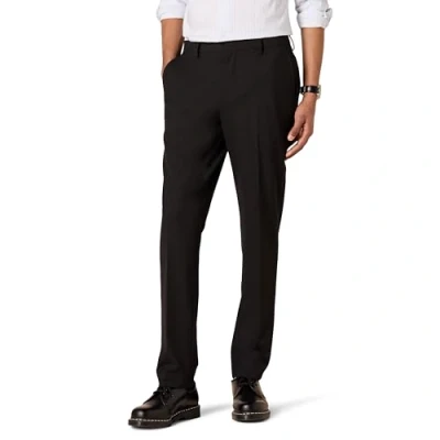 Immagine di Amazon Essentials Pantaloni da Abito Elasticizzati Anti Grinze Slim Uomo, Nero, 34W / 31L