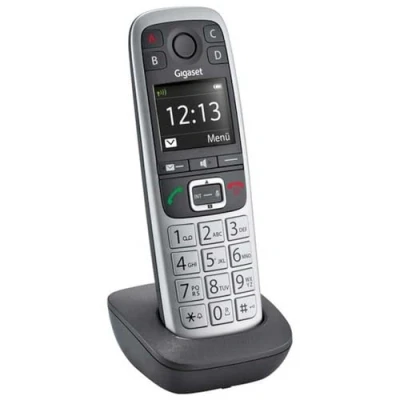 Immagine di Gigaset e560hx Telefono Cordless DECT con Ricevitore, Argento [Francia]