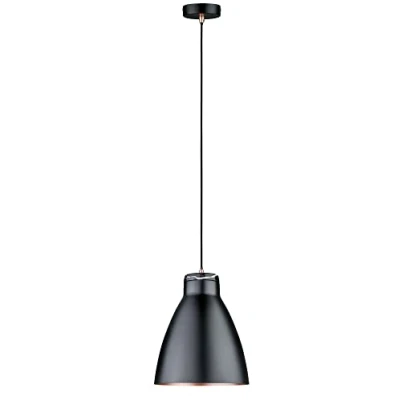 Immagine di Paulmann Neordic Rolad 79609 Lampada a sospensione LED (monocolore) E27 20 W Rame opaco, Nero (opaco)