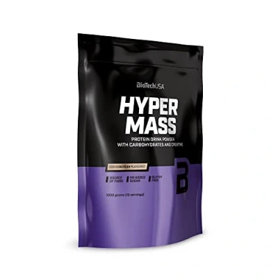 Immagine di BioTechUSA Hyper Mass Integratore di massa con miscela carboidrati e proteine Creatina micronizzata Senza glutine, 1 kg, Cookies &amp; cream