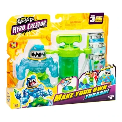 Immagine di Heroes of Goo Jit Zu BANDAI Action Figure Hero Creator, CREA la tua Persona del temibile Trash e scatena le possibilità. Stretching stretching, multicolore, CO42786