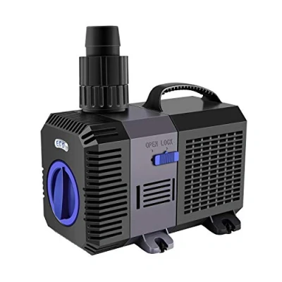 Immagine di YAOBLUESEA Eco Pompa per Laghetto con Filtro Ad Acqua, Super Laghetti Sommergibile, Anfibio Pompe Acquario Terrari, Sistemi di Circolazione Carpa 7000l/h 50W
