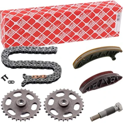 Immagine di FEBI BILSTEIN 49571 Kit catena distribuzione Simplex, con maglia di giunzione MERCEDES BENZ: GLC Coupe, Classe C Sedan, T modell