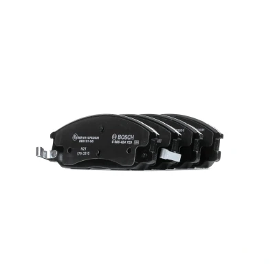 Immagine di BOSCH 0 986 424 729 Kit pastiglie freno Low Metallic con segnalatore acustico usura lamierino anticigolío SSANGYONG: Rexton W, / 2