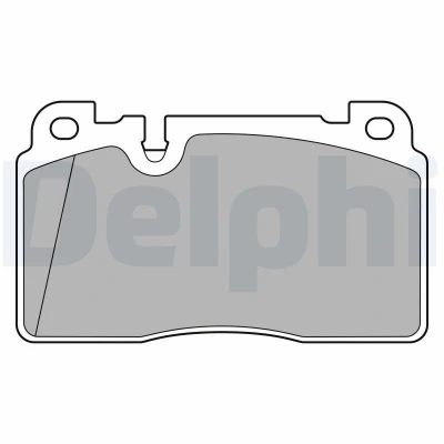 Immagine di DELPHI LP3677 Kit pastiglie freno Predisposto per contatto segnalazione usura con lamierino anticigolío senza accessori AUDI: A6 C7 Avant, Q5