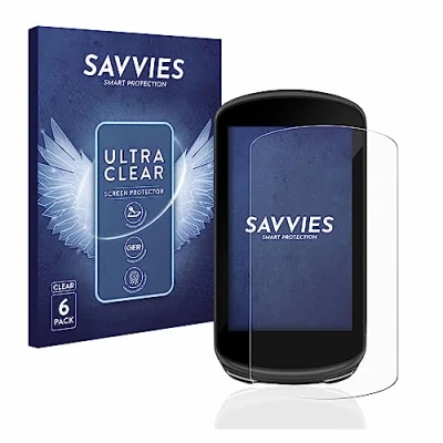 Immagine di savvies (6 Pezzi Pellicola Protettiva per Garmin Edge 1030 Plus Protezione Schermo Trasparente
