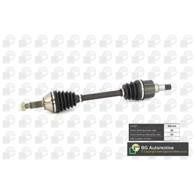 Immagine di BGA DS2301L Albero motore / Semiasse Assale anteriore Sx 630, 630 FORD: FIESTA 5, Focus Mk1 Hatchback, Puma