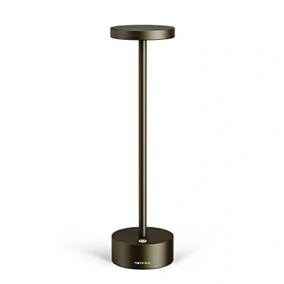 Immagine di Stiletto IP54 Interno/esterno USB C Lampada LED Ricaricabile da Tavolo senza fili Luce Regolabile in 2 intensità Casa e Ristorante